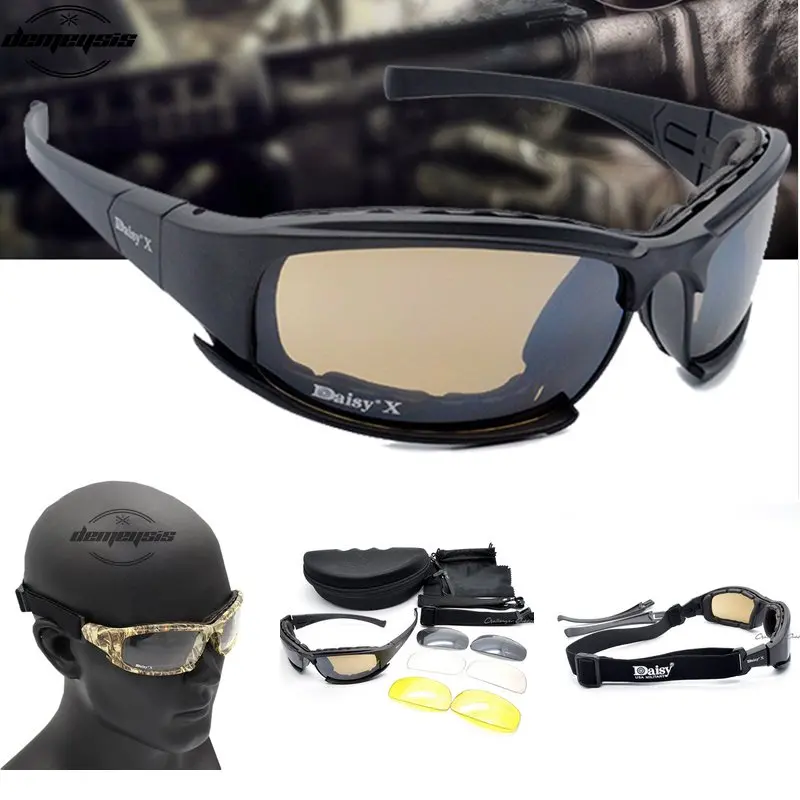 Gaming Glasses Uv - Daisy kacamata hitam taktis pria, aksesoris