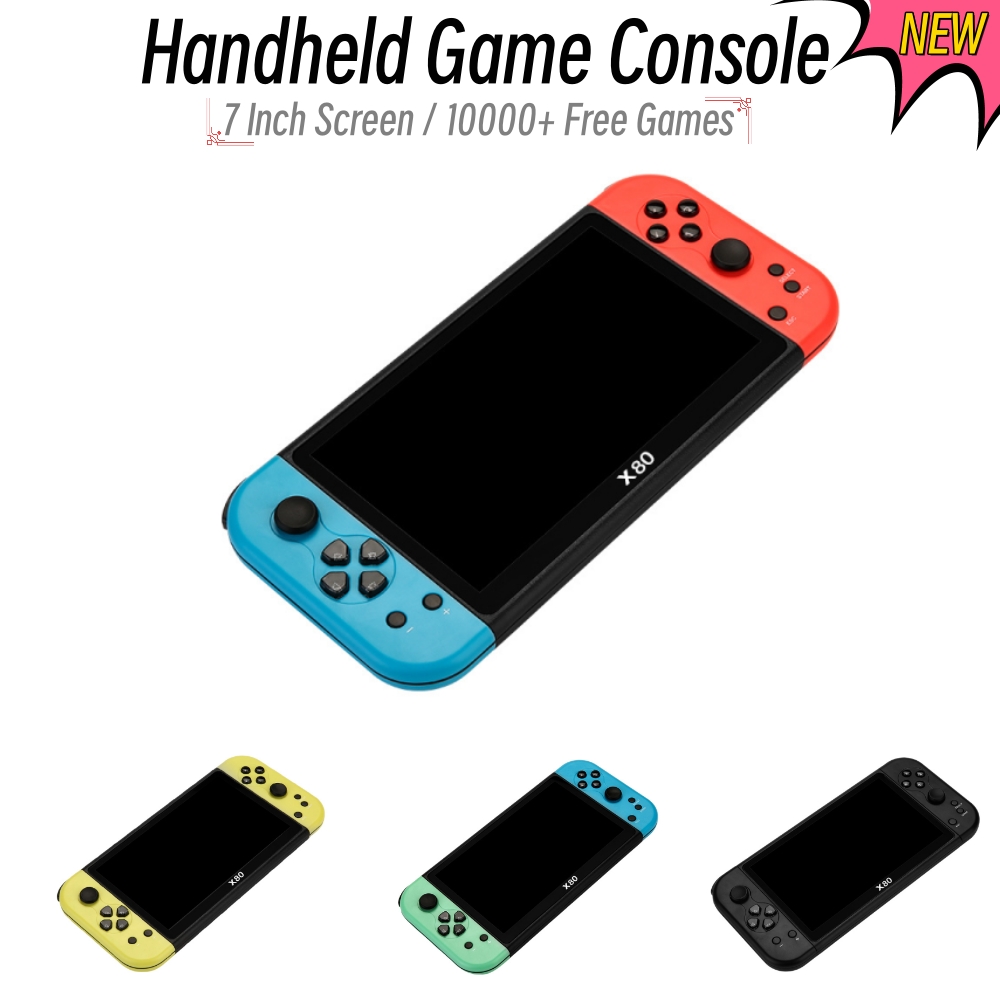 Gaming Console Old - X80 konsol Game portabel, pemutar Game