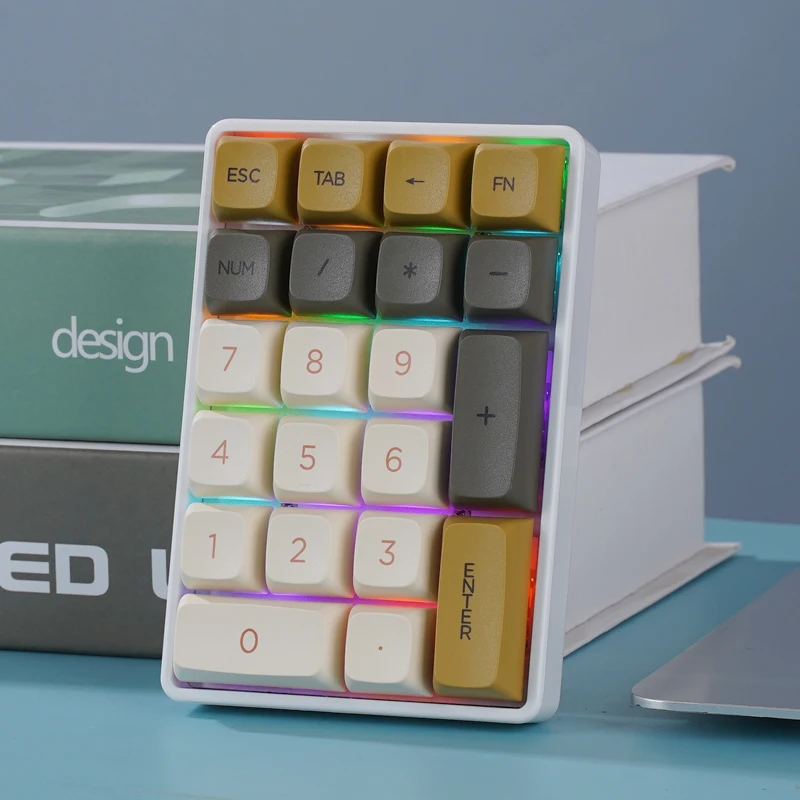 Q21 Gaming Console - Keyboard Mekanik ATTACK SHARK K21, Lampu