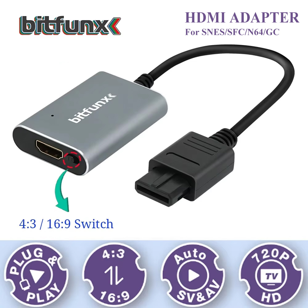 Gaming Console Tv - Bitfunx 720P Svideo / AV Ke