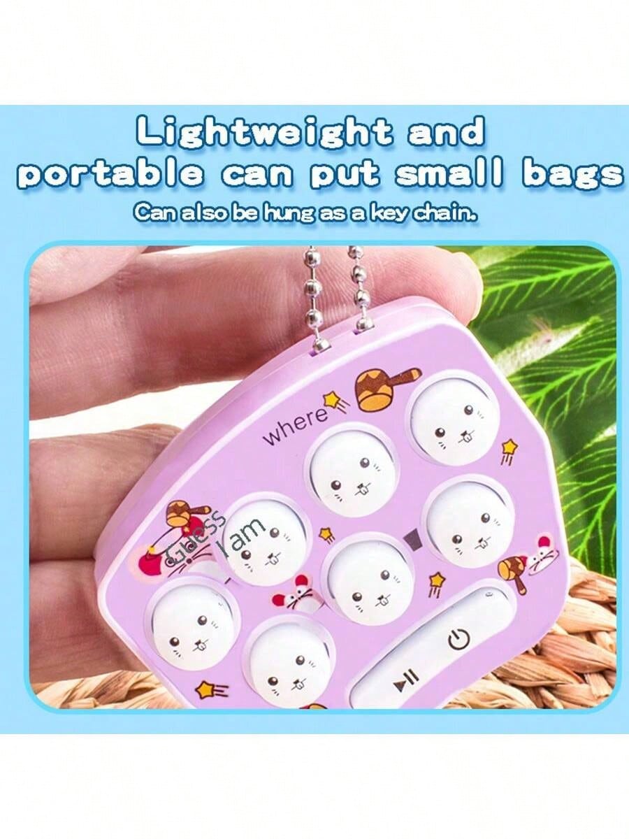 Gaming Console Keychain - //Whac-A-Mole Konsol Permainan Genggam Mini Kartun