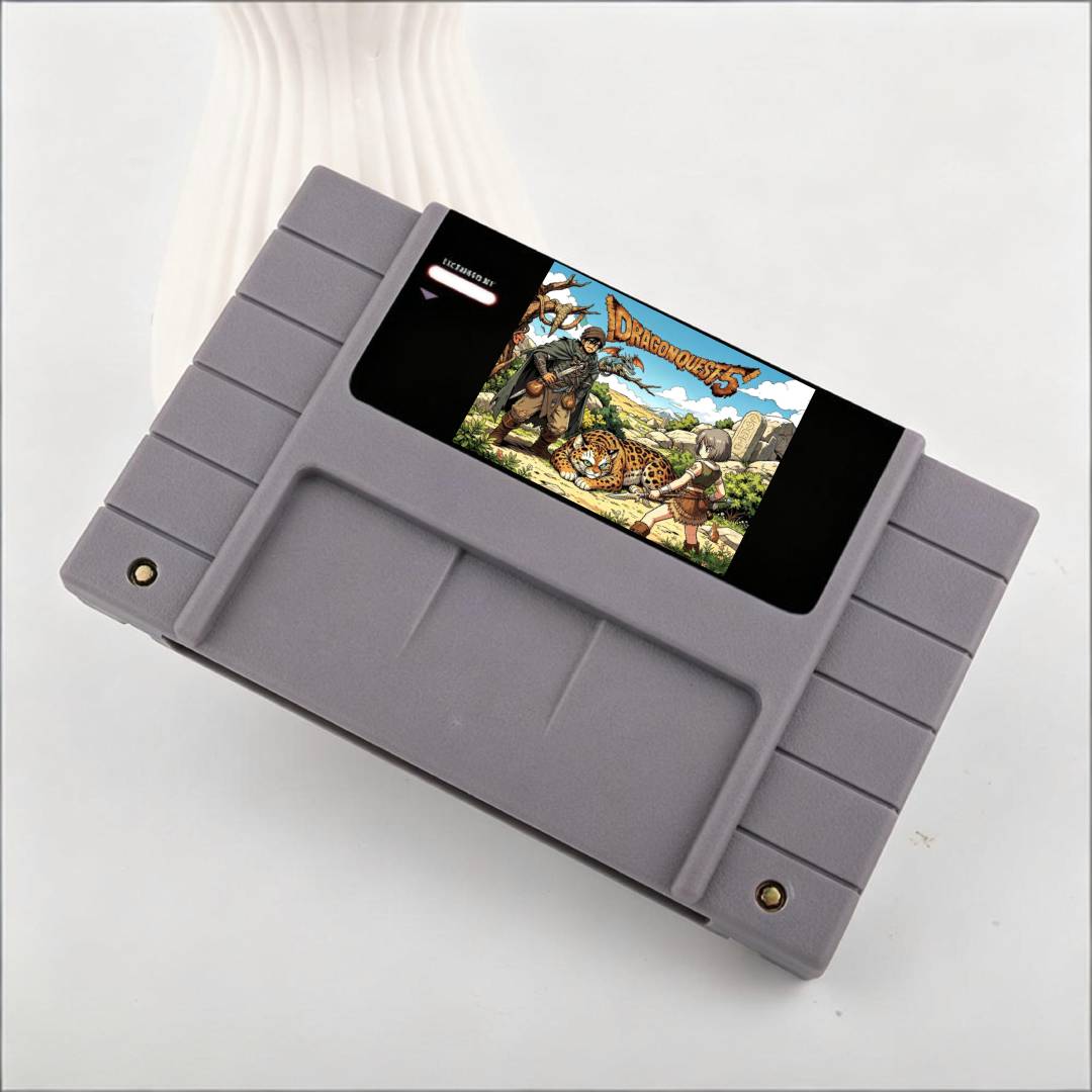 Gaming Console Old - Kode Vintage 09 Game Aksi DragonQuest5