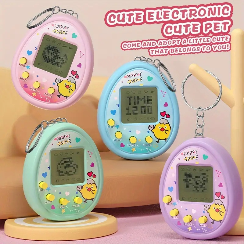 Gaming Console Keychain - Konsol Permainan Hewan Peliharaan Virtual Genggam