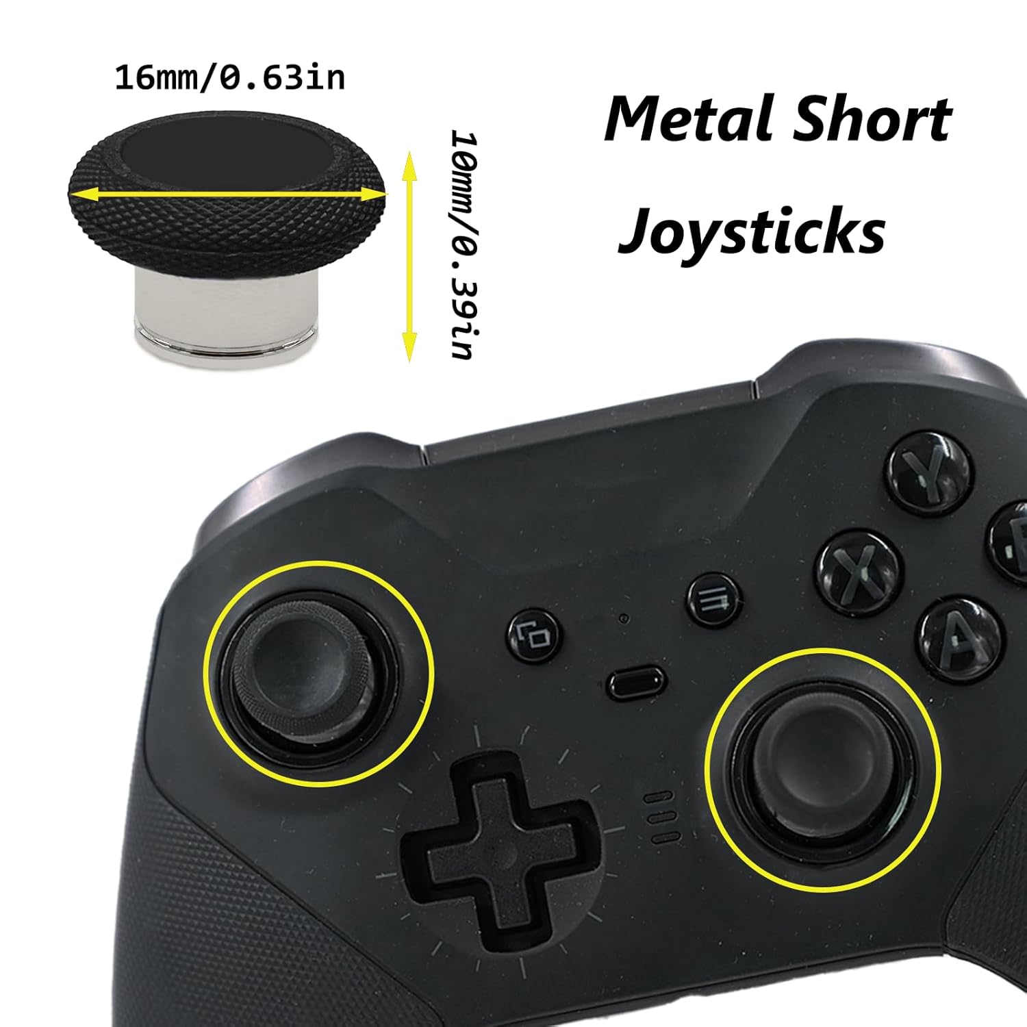 Microsoft Controller Elite Series 2 - 2x Pengganti Thumbstick Rendah untuk Kontroler