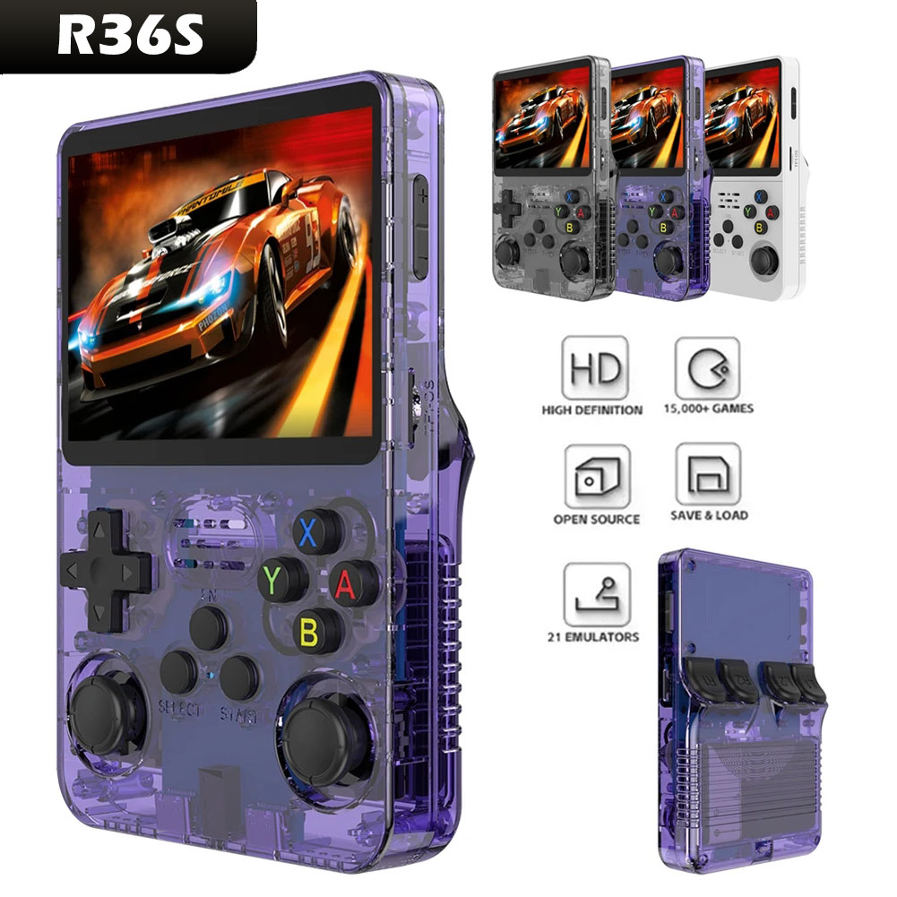 Gaming Console Old - Konsol Video Game genggam Retro R36S,
