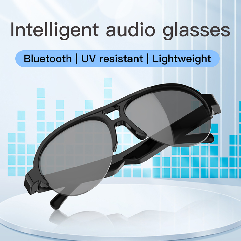 Gaming Glasses Uv - Kacamata Bluetooth Nirkabel Pintar Kacamata Hitam