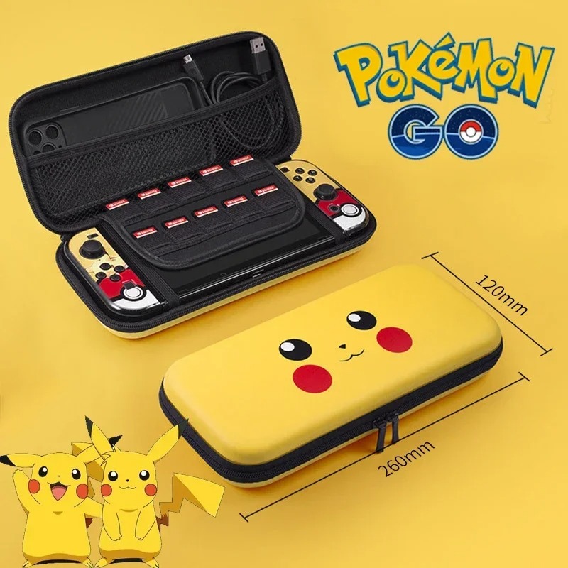 Gaming Console Tv - Tas Penyimpanan Pokemon Pikachu untuk Konsol