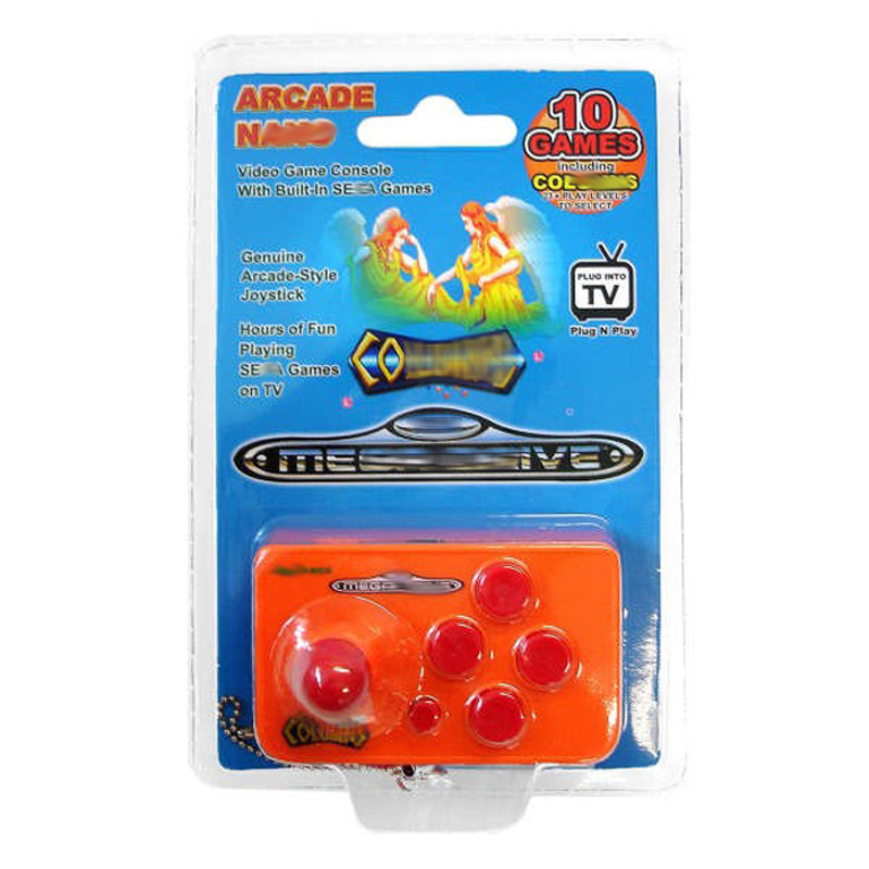 Joystick Mini Arcade Dengan 10 - Gaming Console Keychain ulasan dan harga