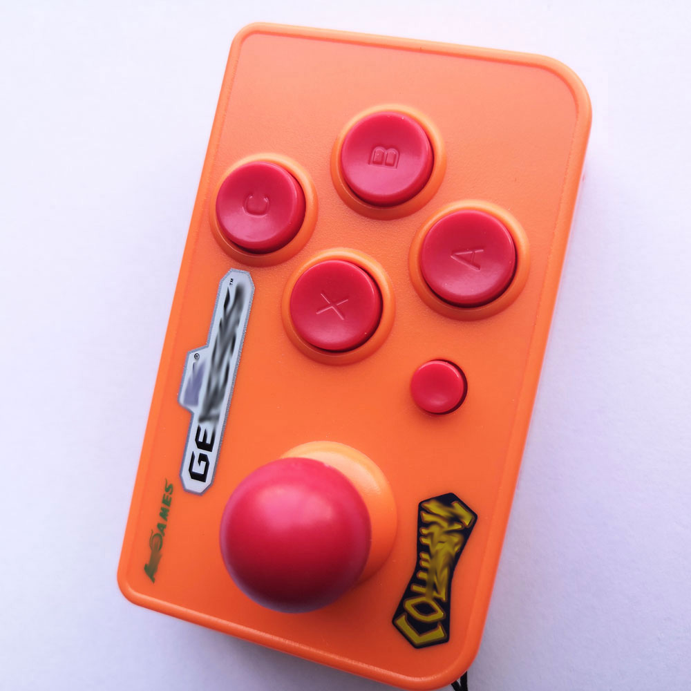 Joystick Mini Arcade Dengan 10 - Gaming Console Keychain ulasan dan harga