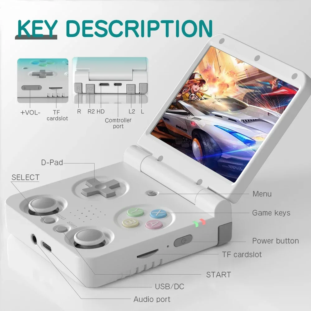 Konsol Game Saku MIYOO FLIP V2 - Gaming Console Os ulasan dan harga