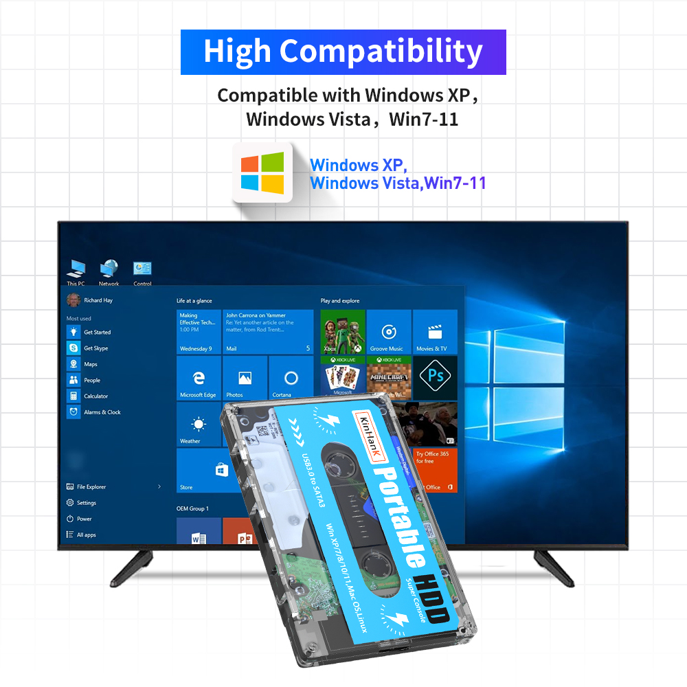 KINHANK 500G Konsol Super HDD  - Gaming Console Os ulasan dan harga