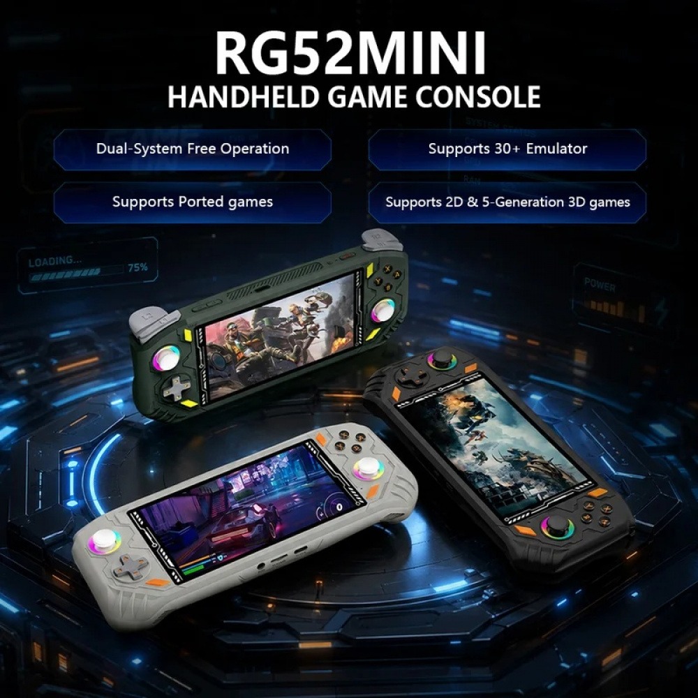 Konsol Game Genggam MINI RG52  - Q21 Gaming Console ulasan dan harga