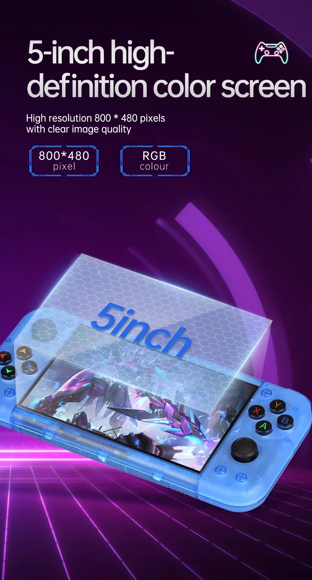 Konsol Game Retro Genggam RG50 - Gaming Console Old ulasan dan harga