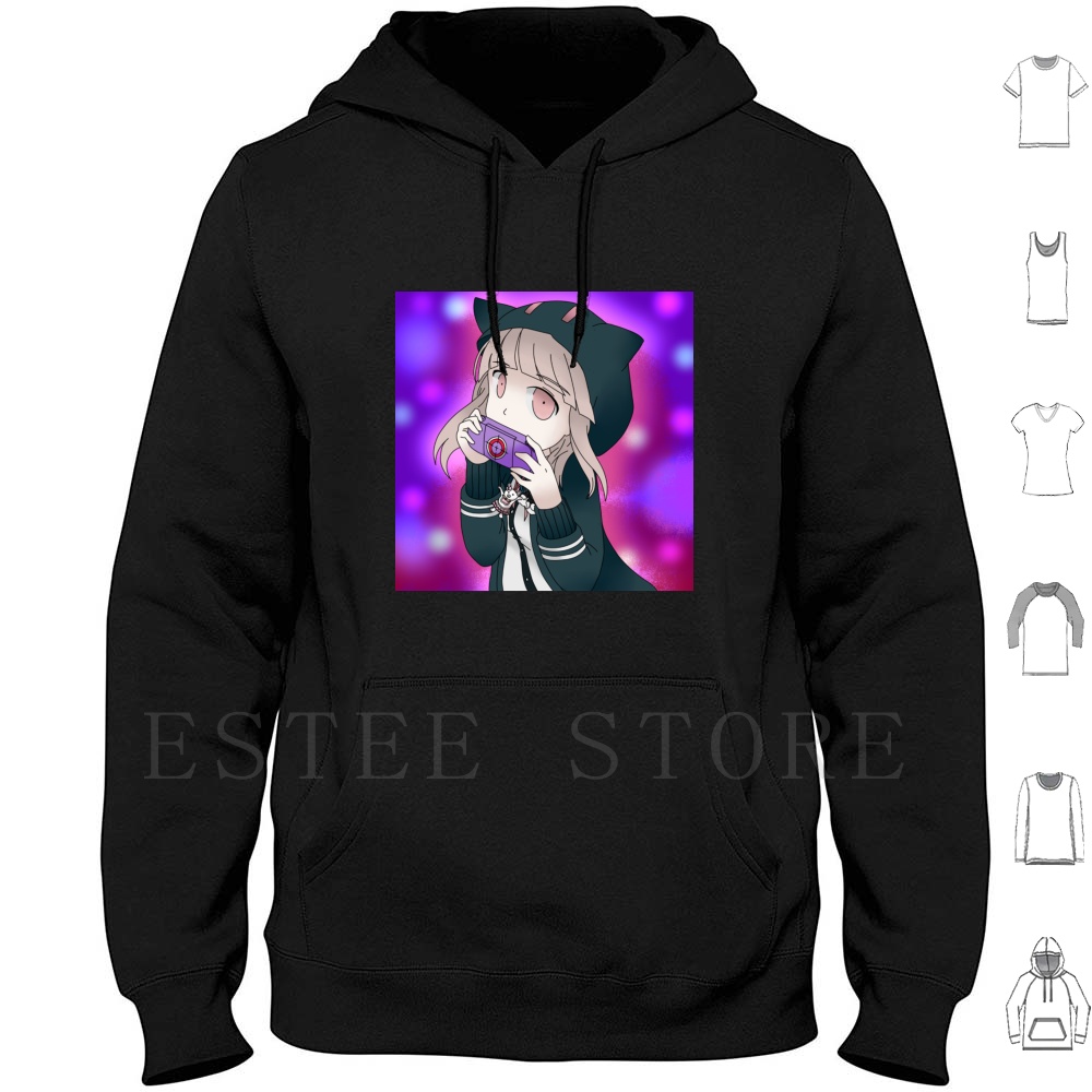 Chiaki Nanami hoodie lengan pa - Gaming Console Keychain ulasan dan harga