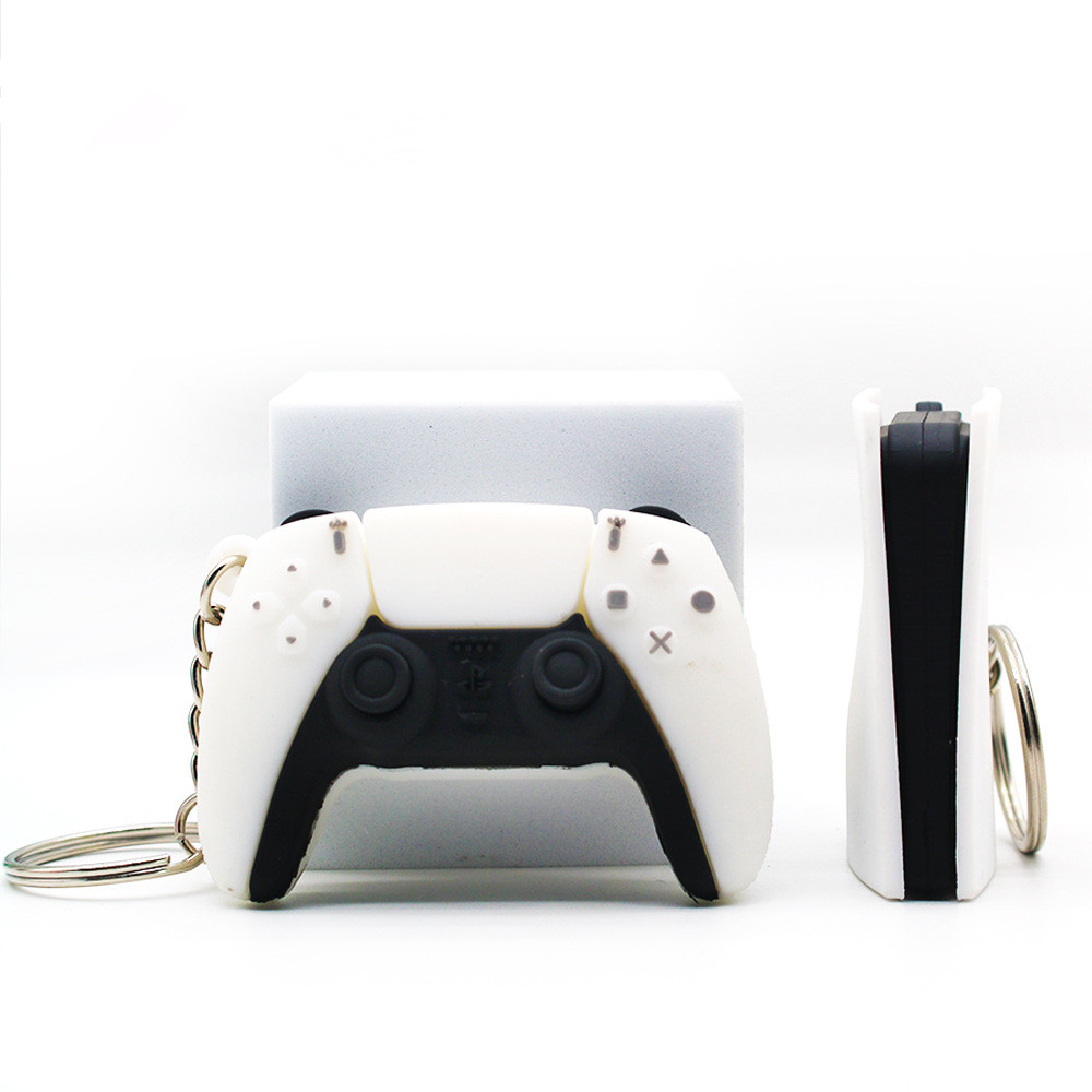 Bergaya Ps5 Analog lem tetes g - Gaming Console Keychain ulasan dan harga