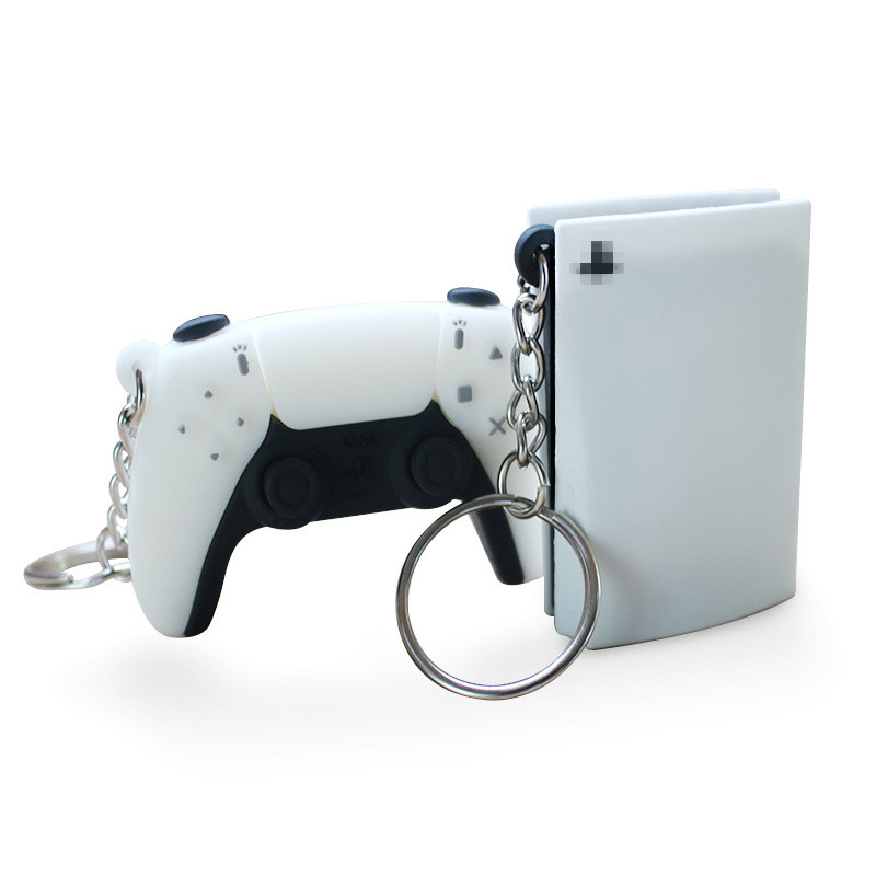 Bergaya Ps5 Analog lem tetes g - Gaming Console Keychain ulasan dan harga
