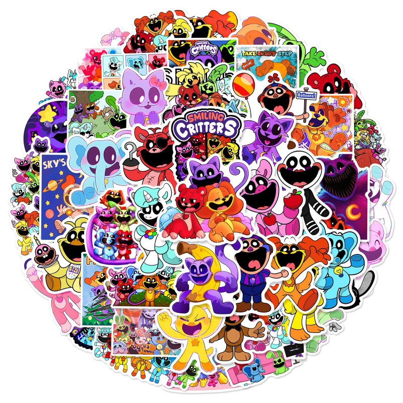Stiker DIY Seri Poppy Playtime - Gaming Console Case ulasan dan harga