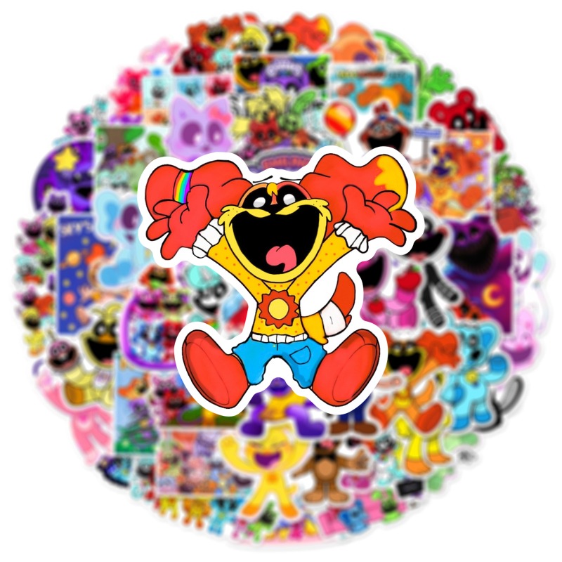 Stiker DIY Seri Poppy Playtime - Gaming Console Case ulasan dan harga
