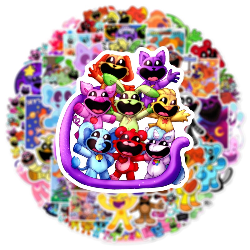 Stiker DIY Seri Poppy Playtime - Gaming Console Case ulasan dan harga