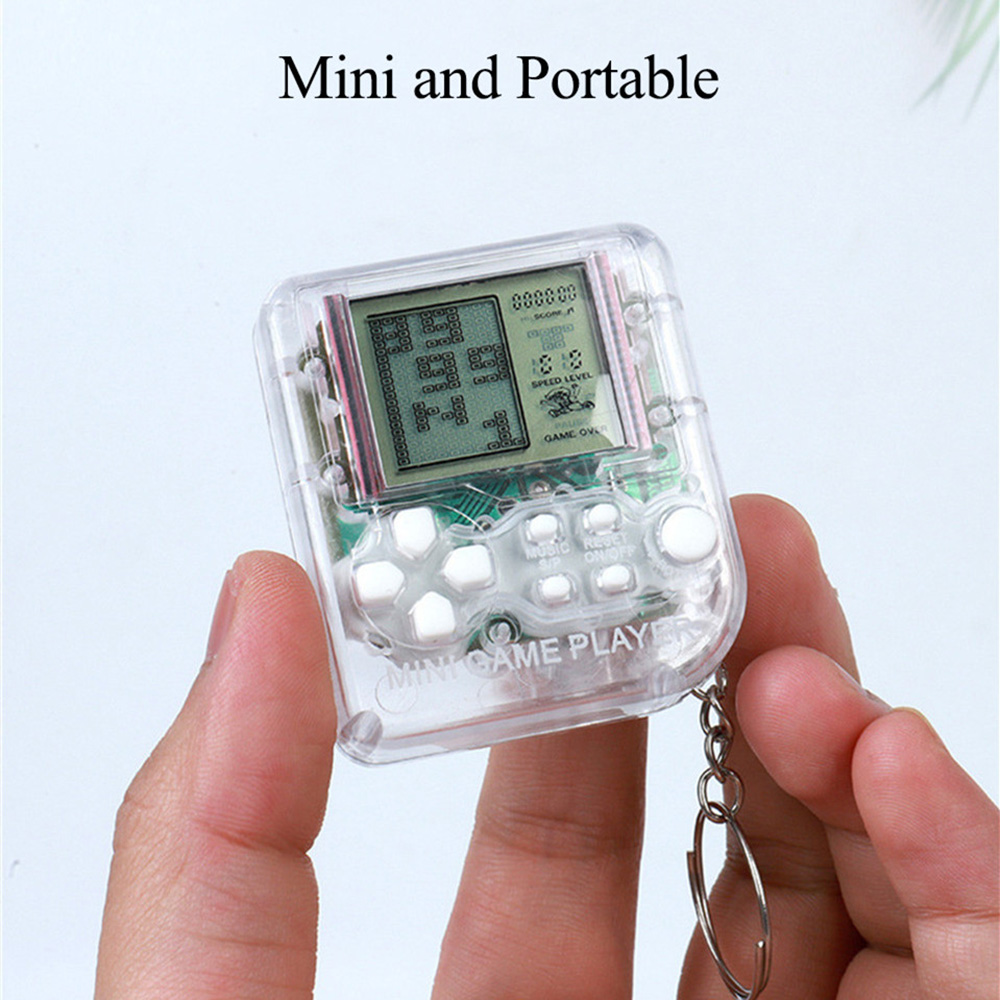 Konsol Game Genggam Mini Gantu - Gaming Console Keychain ulasan dan harga
