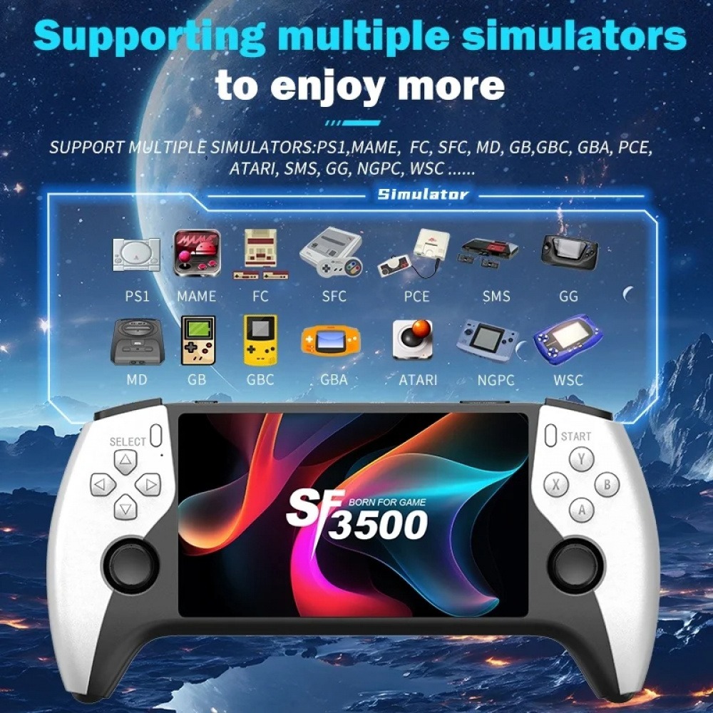 SF3500 Konsol Game Layar Besar - Q21 Gaming Console ulasan dan harga