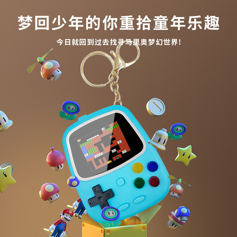 Konsol Game Genggam Mini H3 Re - Gaming Console Keychain ulasan dan harga