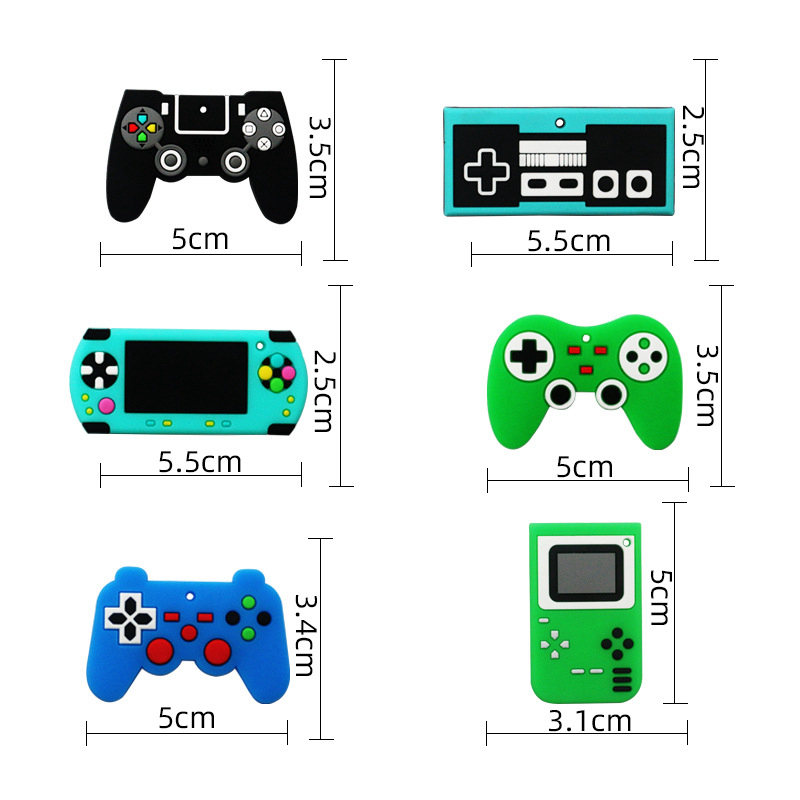 6/12 Buah Gantungan Kunci PVC  - Gaming Console Keychain ulasan dan harga