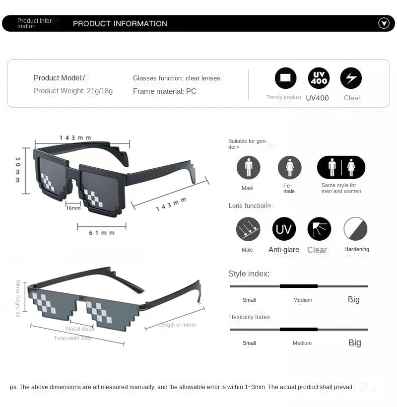 Mosaik untuk pria dan wanita k - Gaming Glasses Uv ulasan dan harga